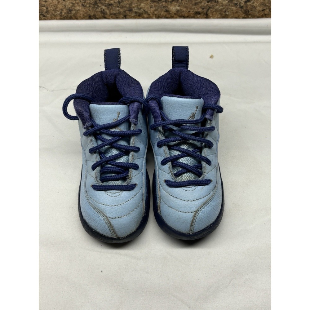Air Jordan 12 Retro Blue Cap Hornets Kid's Size 8C